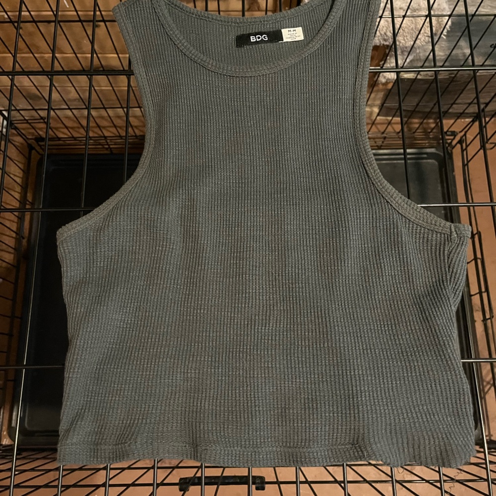 Never worn blue crop top